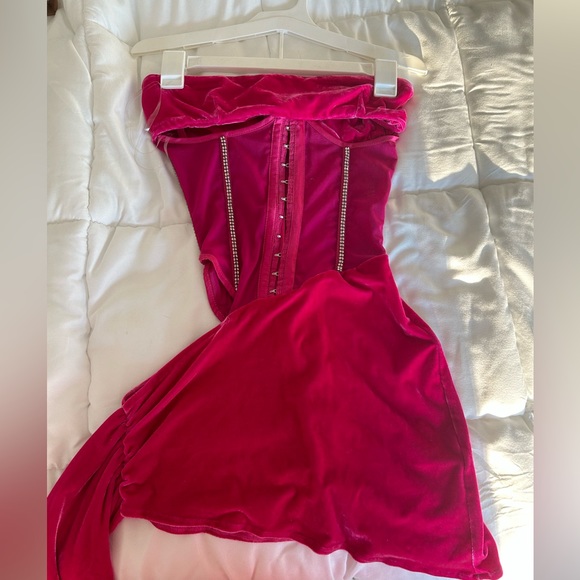 AKIRA ITS NOT EVEN MY BIRTHDAY CUTOUT CORSET MINI DRESS - Picture 8 of 9